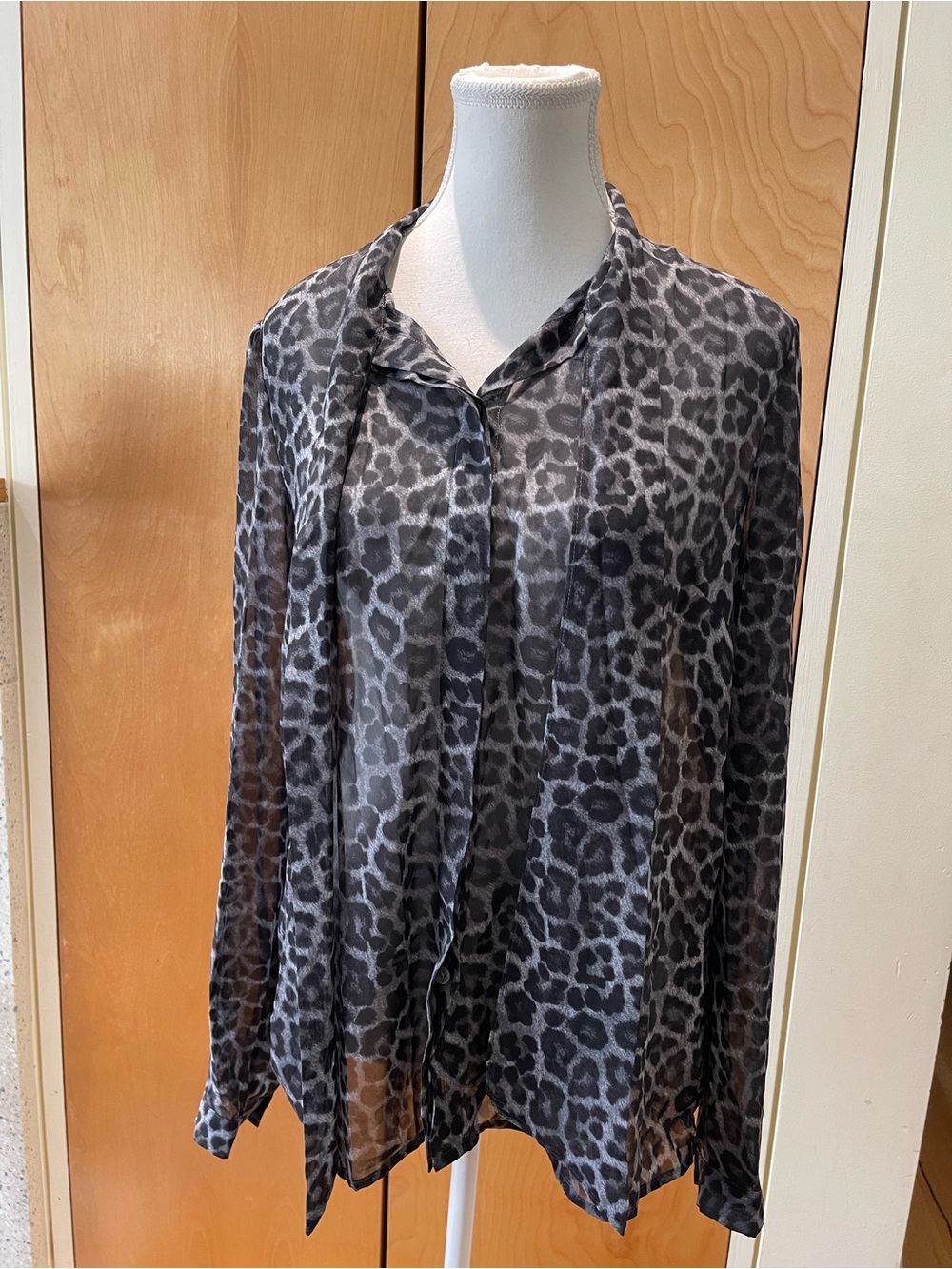 Cheetah Print Michael Michael Kors Blouse Size L